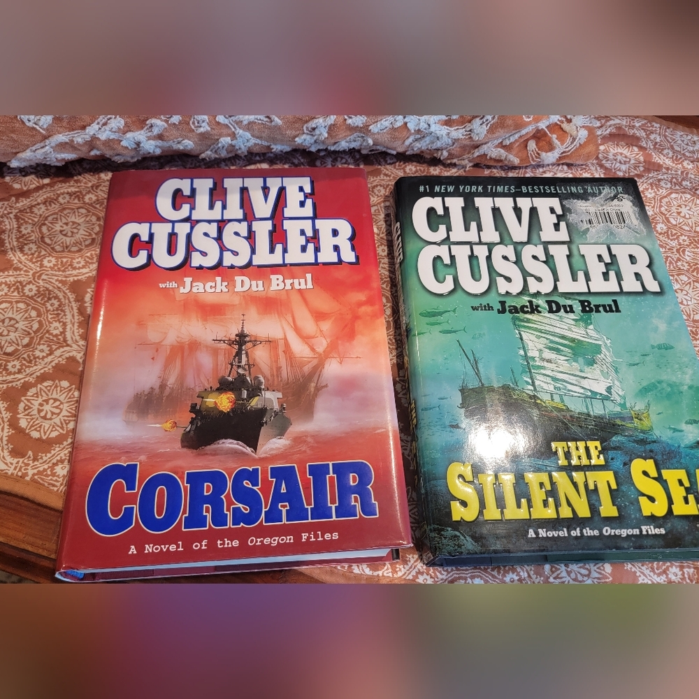 Clive Cussler Hardcover Book Set